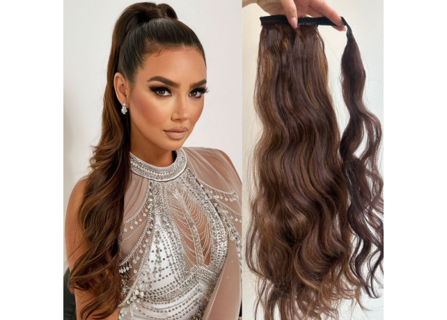 Coada de Par cu scai Ondulata Balayage #4/#8